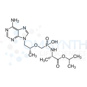 P-((((R)-1-(6-Amino-9H-purin-9-yl)propan-2-yl)oxy)methyl)-N-((S)-1-isopropoxy-1-oxopropan-2-yl)phosphonamidic Acid