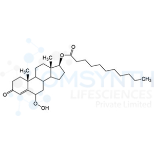 (10R,13S,17S)-6-Hydroperoxy-10,13-dimethyl-3-oxo-2,3,6,7,8,9,10,11,12,13,14,15,16,17-tetradecahydro-1H-cyclopenta[a]phenanthren-17-yl undecanoate