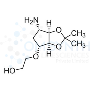 2-(((3aS,4R,6S,6aR)-6-Amino-2,2-dimethyltetrahydro-4H-cyclopenta[d][1,3]dioxol-4-yl)oxy)ethan-1-ol