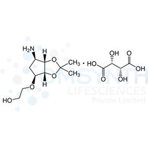 2-((3aR,4S,6R,6aS)-6-Amino-2,2-dimethyltetrahydro-3aH-cyclopenta[d][1,3]dioxol-4-yloxy)ethanol L-Tartaric Acid