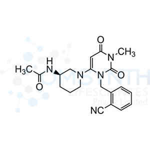 (R)-N-(1-(3-(2-Cyanobenzyl)-1-methyl-2,6-dioxo-1,2,3,6-tetrahydropyrimidin-4-yl)piperidin-3-yl)acetamide