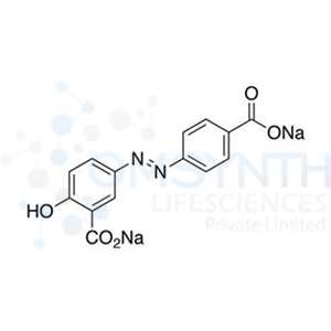 (E)-5-[(p-Carboxyphenyl)azo]-2-salicylic Acid Disodium Salt