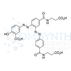 2'-[(1E)-2-[4-[[(2-carboxyethyl)amino]carbonyl]phenyl]diazenyl] Balsalazide