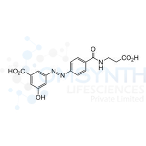 (E)-3-((4-((2-Carboxyethyl)carbamoyl)phenyl)diazenyl)-5-hydroxybenzoic Acid