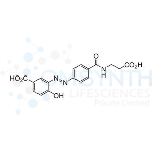(E)-3-((4-((2-Carboxyethyl)carbamoyl)phenyl)diazenyl)-4-hydroxybenzoic Acid