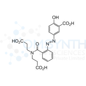 (E)-3,3'-((2-((3-Carboxy-4-hydroxyphenyl)diazenyl)benzoyl)azanediyl)dipropionic Acid