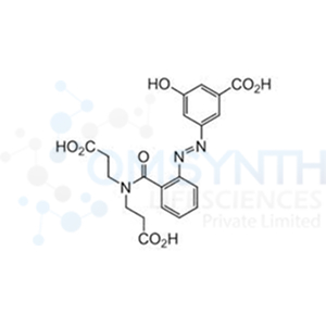(E)-3,3'-((2-((3-Carboxy-5-hydroxyphenyl)diazenyl)benzoyl)azanediyl)dipropionic Acid