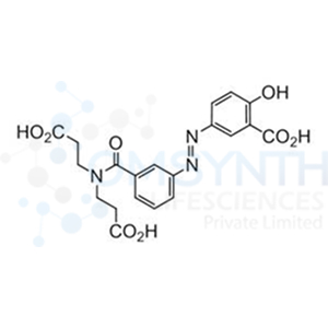 (E)-3,3'-((3-((3-Carboxy-4-hydroxyphenyl)diazenyl)benzoyl)azanediyl)dipropionic Acid