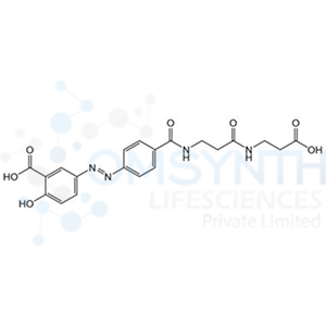 (E)-5-((4-((3-((2-Carboxyethyl)amino)-3-oxopropyl)carbamoyl)phenyl)diazenyl)-2-hydroxybenzoic Acid