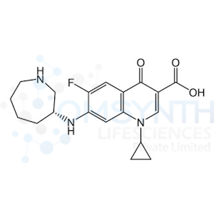 (R)-7-(Azepan-3-ylamino)-1-cyclopropyl-6-fluoro-4-oxo-1,4-dihydroquinoline-3-carboxylic Acid