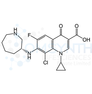 (R)-7-(Azepan-3-ylamino)-8-chloro-1-cyclopropyl-6-fluoro-4-oxo-1,4-dihydroquinoline-3-carboxylic Acid