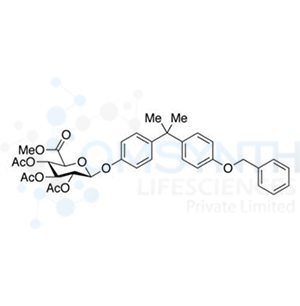 4'-O-Benzyl Bisphenol A Tri-O-acetyl-&beta;-D-glucuronic Acid Methyl Ester