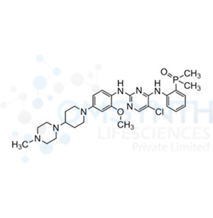 2,4-Pyrimidinediamine, 5-chloro-N4-[2-(dimethylphosphinyl)phenyl]-N2-[2-methoxy-4-[4-(1-piperazinyl)-1-piperidinyl]phenyl]