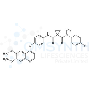 N-(4-((6,7-Dimethoxyquinolin-4-yl)oxy)phenyl)-N-(4-fluorophenyl)-N-methylcyclopropane-1,1-dicarboxamide