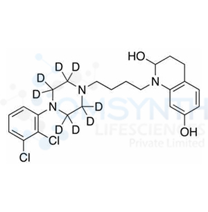 1-[4-[4-(2,3-Dichlorophenyl)piperazin-1-yl]butyl]-7-hydroxy-3,4-dihydro- carbostyril-d8