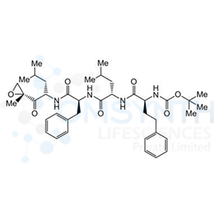 tert-Butyl ((S)-1-(((S)-4-methyl-1-(((S)-1-(((S)-4-methyl-1-((R)-2-methyloxiran-2-yl)-1-oxopentan-2-yl)amino)-1-oxo-3-phenylpropan-2-yl)amino)-1-oxopentan-2-yl)amino)-1-oxo-4-phenylbutan-2-yl)carbamate