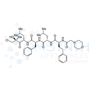 (S)-N-((S)-1-(((2S,4S)-1-Chloro-2-hydroxy-2,6-dimethyl-3-oxoheptan-4-yl)amino)-1-oxo-3-phenylpropan-2-yl)-4-methyl-2-((S)-2-(2-morpholinoacetamido)-4-phenylbutanamido)pentanamide
