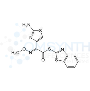 (E)-S-Benzo[d]thiazol-2-yl 2-(2-aminothiazol-4-yl)-2-(methoxyimino)ethanethioate