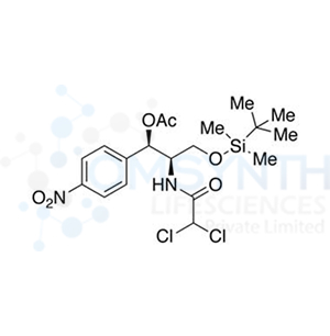 Chloramphenicol 2-(O-tert-Butyldimethylsilyl)methyl 1-Acetate
