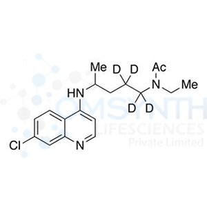 N-Acetyl Desethyl Chloroquine-d4