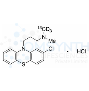 Chlorpromazine-13C,d3 Hydrochloride