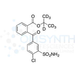 2-[3-(Aminosulfonyl)-4-chlorobenzoyl]-benzoic Acid Isopropyl Ester-d7