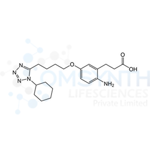 2-Amino-5-[4-(1-cyclohexyl-1H-tetrazol-5-yl)butoxy]benzenepropanoic acid