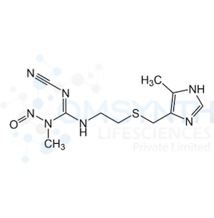 (Z)-2-Cyano-1-methyl-3-(2-(((5-methyl-1H-imidazol-4-yl)methyl)thio)ethyl)-1-nitrosoguanidine