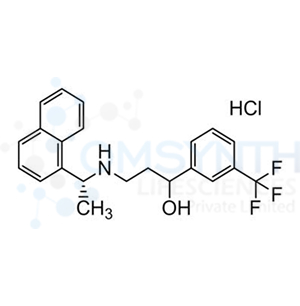 3-(((R)-1-(Naphthalen-1-yl)ethyl)amino)-1-(3-(trifluoromethyl)phenyl)propan-1-ol Hydrochloride