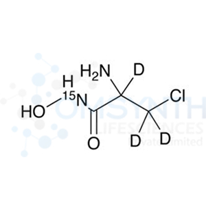 2-Amino-3-chloro-N-hydroxy-propanamide-15N,d3