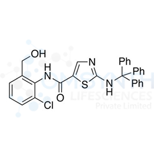 N-[2-Chloro-6-(hydroxymethyl)phenyl]-2-[(triphenylmethyl)amino]-5-thiazolecarboxamide