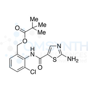 2,2-Dimethyl-propanoic Acid [2-[[(2-Amino-5-thiazolyl)carbonyl]amino]-3-chlorophenyl]methyl Ester