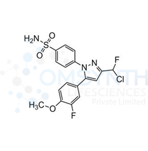 4-(3-(Chlorofluoromethyl)-5-(3-fluoro-4-methoxyphenyl)-1H-pyrazol-1-yl)benzenesulfonamide