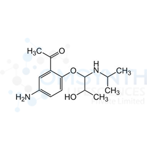 3-Acetyl-4(2-hydroxy-3-isopropylamino-3-propoxy)aniline