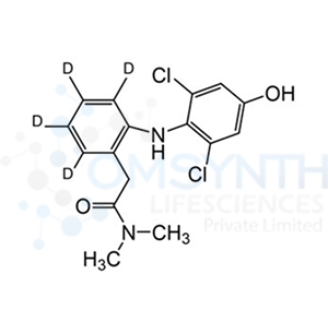2-[2-(2',6'-Dichloro-4'-hydroxphenylamino)phenyl-d4]-N,N-dimethylacetamide