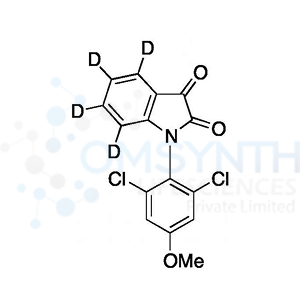 1-(2,6-Dichloro-4-methoxyphenyl)-1H-indole-2,3-dione-d4