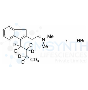 N,N-Dimethyl-3-butyl-1H-indene-2-ethanamine-d9 Hydrobromide