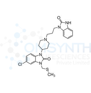 5-Chloro-3-methylthiomethyl-1-[1-[3-(2-oxo-1-benzimidazolinyl)propyl]-4-piperidyl]-2-benzimidazolinone