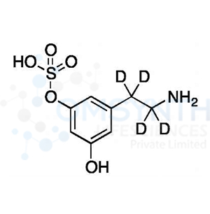 Dopamine 4-O-Sulfate-d4