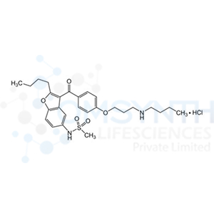 Dronedarone Hydrochloride - Impurity A (Hydrochloride Salt)