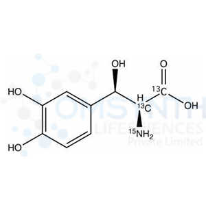 L-threo-Droxidopa-13C2,15N