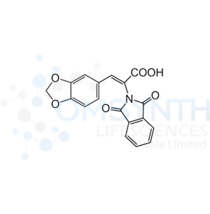 (Z)-3-(Benzo[d][1,3]dioxol-5-yl)-2-(1,3-dioxoisoindolin-2-yl)acrylic acid