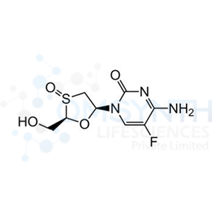 4-Amino-5-fluoro-1-((2S,5R)-2-(hydroxymethyl)-3-oxido-1,3-oxathiolan-5-yl)pyrimidin-2(1H)-one
