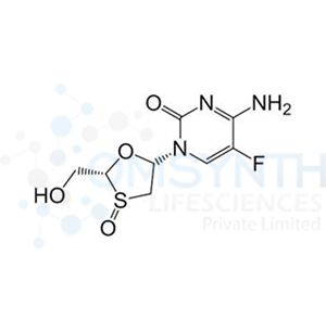 4-Amino-5-fluoro-1-((2S,5R)-2-(hydroxymethyl)-3-oxido-1,3-oxathiolan-5-yl)pyrimidin-2(1H)-one