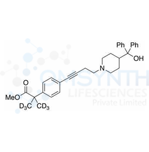 1-Dehydroxy-1-dehyro-fexofenadine-d6 Methyl Ester