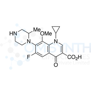 1-Cyclopropyl-6-fluoro-8-methoxy-7-(2-methylpiperazin-1-yl)-4-oxo-1,4-dihydroquinoline-3-carboxylic Acid