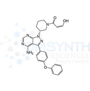 (R,Z)-1-(3-(4-Amino-3-(4-phenoxyphenyl)-1H-pyrazolo[3,4-d]pyrimidin-1-yl)piperidin-1-yl)-3-hydroxyprop-2-en-1-one