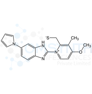 (1-(6-(1H-Pyrrol-1-yl)-1H-benzo[d]imidazol-2-yl)-4-methoxy-3-methylpyridin-1-ium-2-yl)methanethiolate