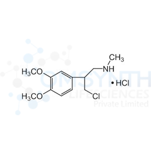 3-Chloro-2-(3,4-dimethoxyphenyl)-N-methylpropan-1-amine Hydrochloride