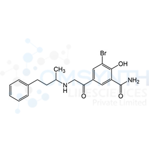 3-Bromo-2-hydroxy-5-((4-phenylbutan-2-yl)glycyl)benzamide